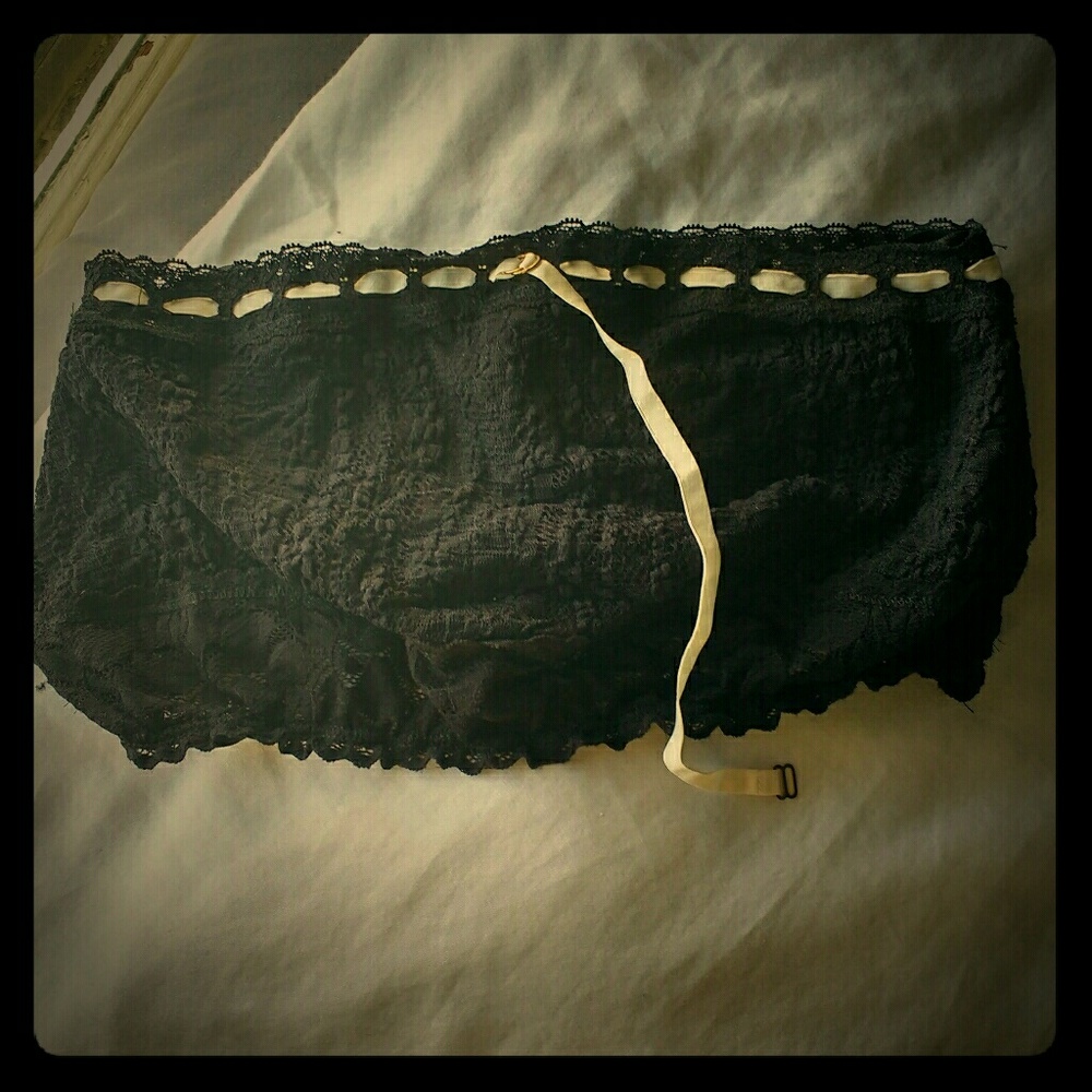 Lace bandeau bra